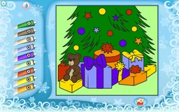 Color by Number Game - Christmas